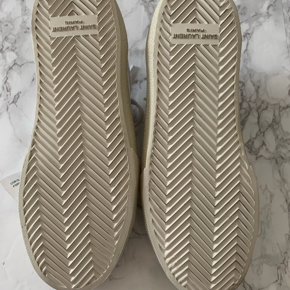 Saint Laurent Classic Court Sneakers-  Size 35 - Picture 2 of 7